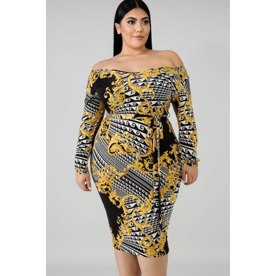 plus size long sleeve bodycon dress