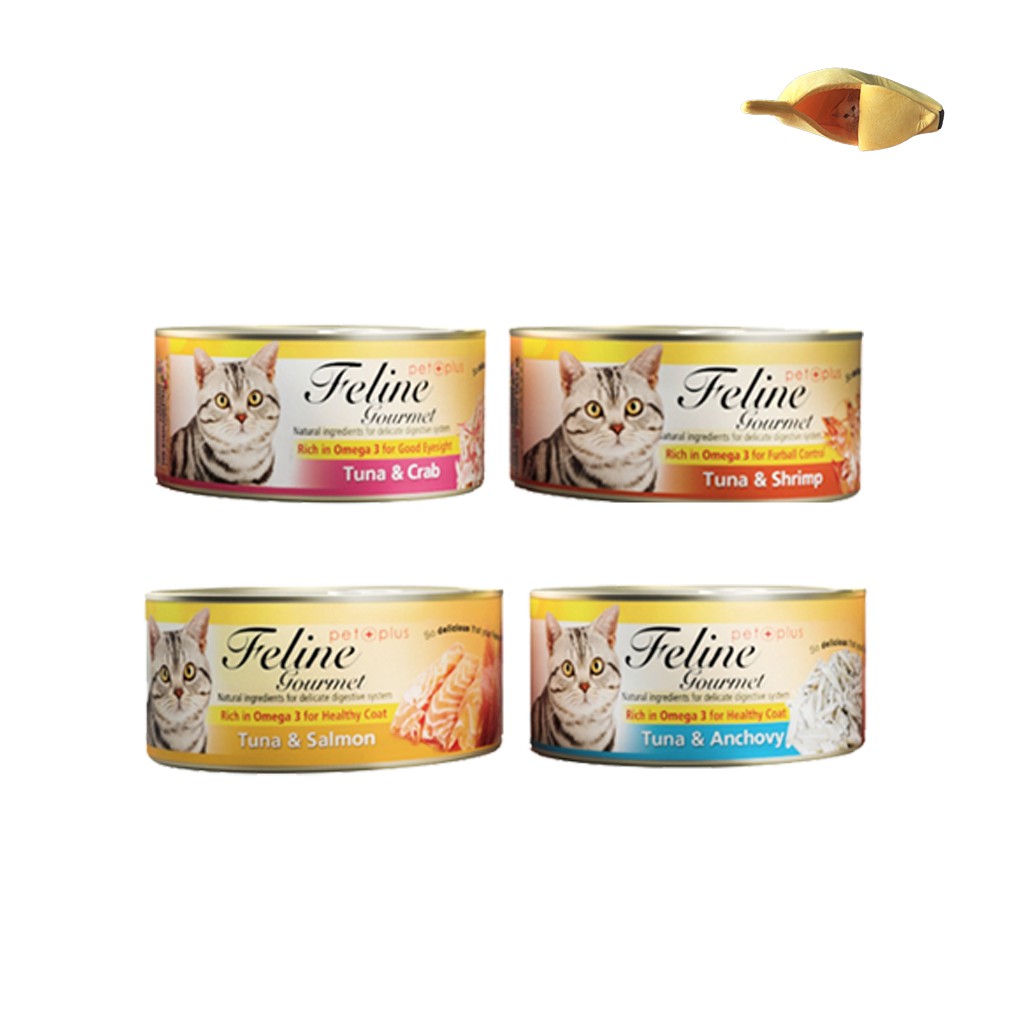 Feline Gourmet 80g Wet Cat Food in Can | Shopee Philippines