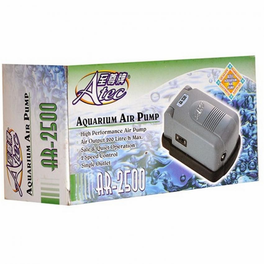 Atec Aquarium Air Pump AR 2500 for Planted Tank, Nano Tanks, Marine
