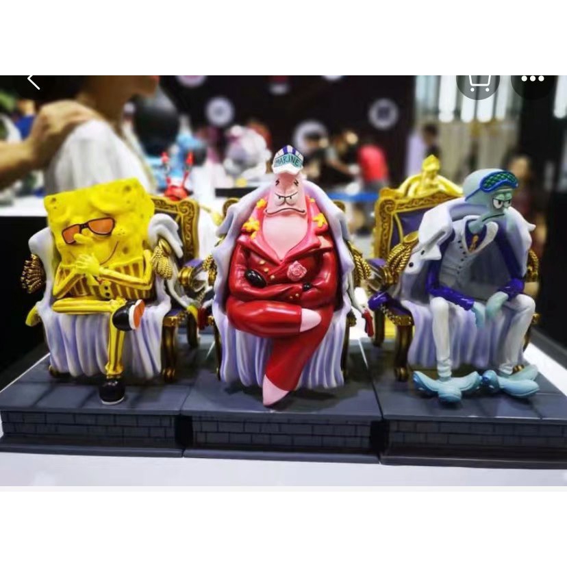 spongebob x one piece figures