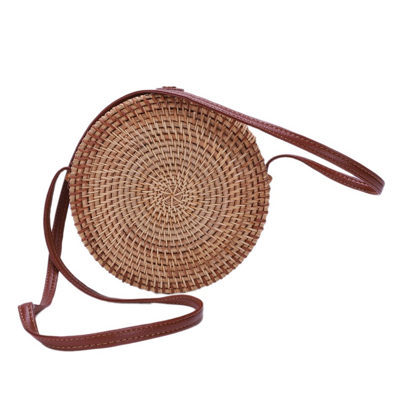 rattan crossbody bag