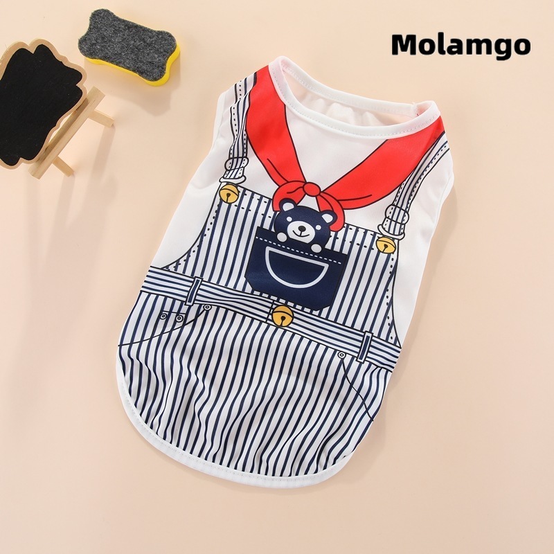 MOLAMGO Thin Spring Puppy Vest Clothes #9