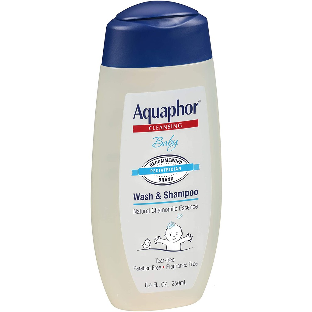 aquaphor baby wash and shampoo