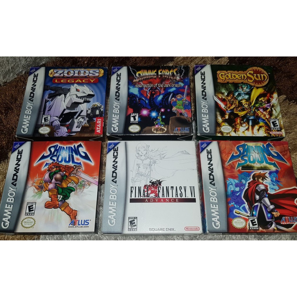 Orig Rare Gameboy Advance Gba Games Cib Shopee Philippines