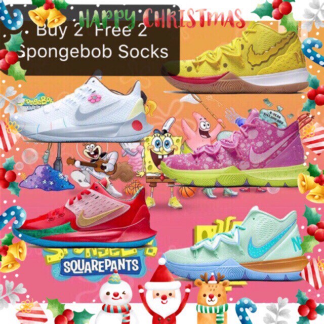 KYRIE 5 x SpongeBob Squarepants Patrick Squidward Men 's