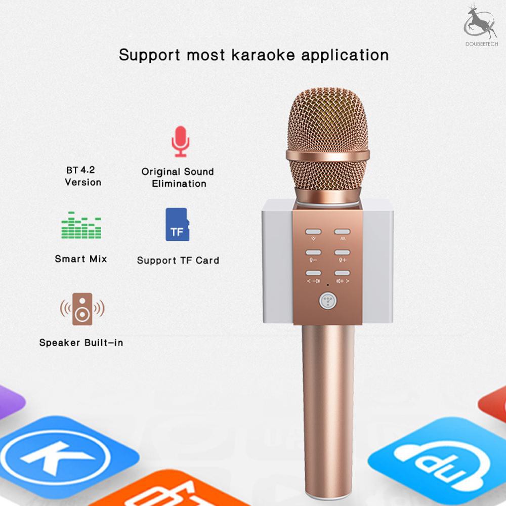 microphone with speaker built in