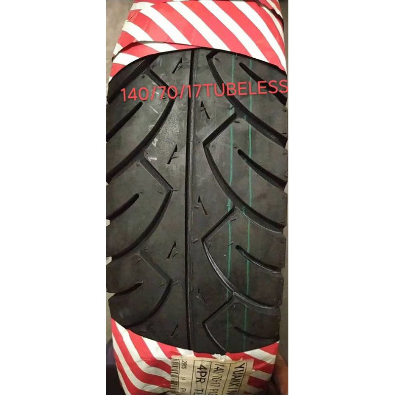 Motorcycle Tubeless Tire 140x70x17 YuanXing Tire Brand Shopee Philippines
