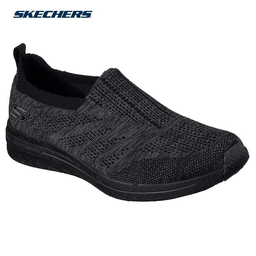 all black skechers mens