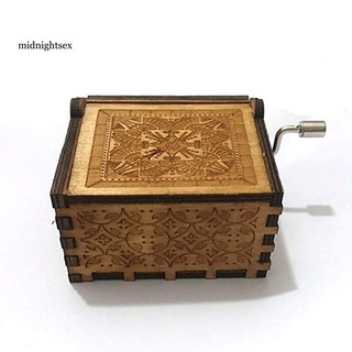 MIDN Hand Crank Harry Potter Wooden Music Box Musical Toy Collection Desktop Decor #2