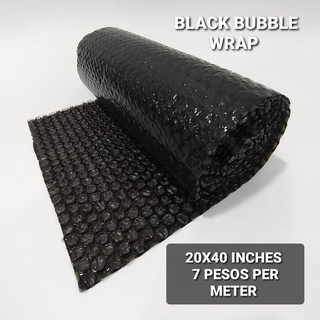 Black Bubble wrap 20x40 inches for 7 pesos per meter Cash On delivery Nationwide
