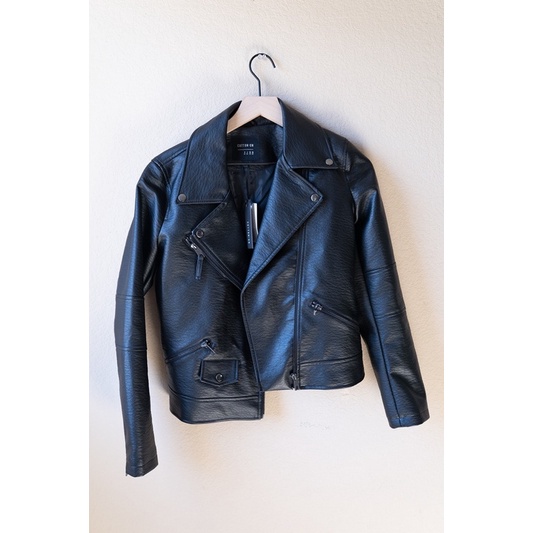 cotton on leather jacket