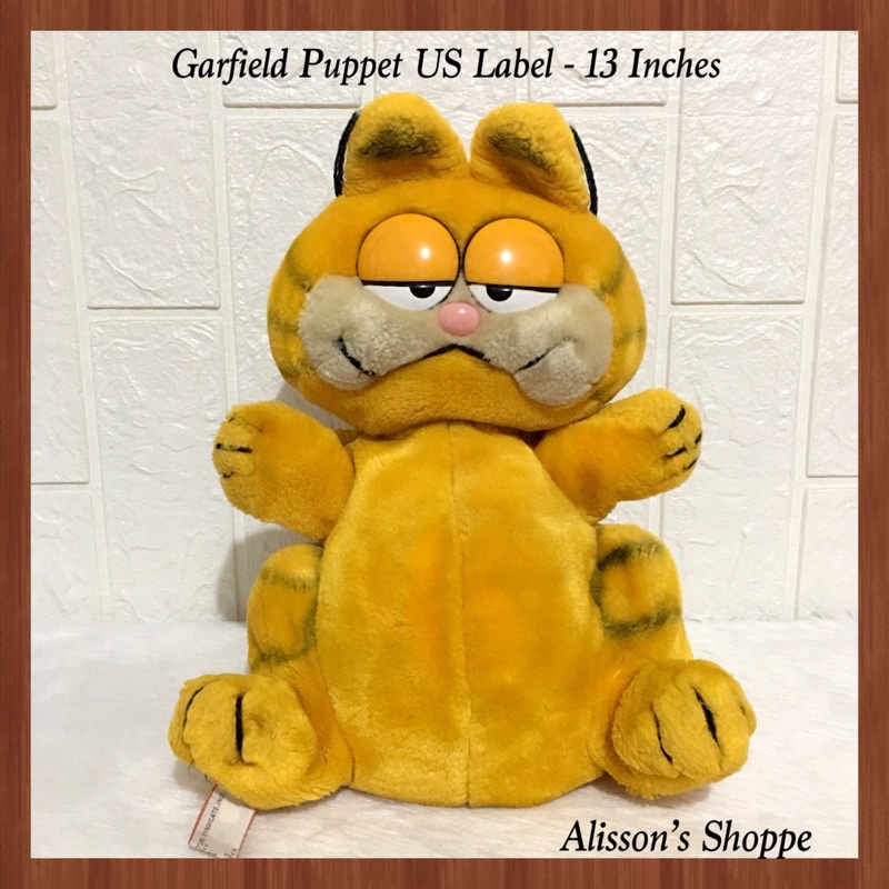 10" Garfield Plush Paw Shape Pillow Cushion Warm Hand Glove 