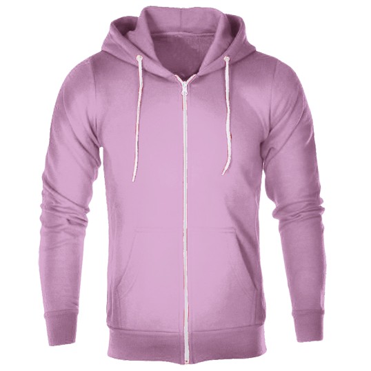 plain baby pink hoodie