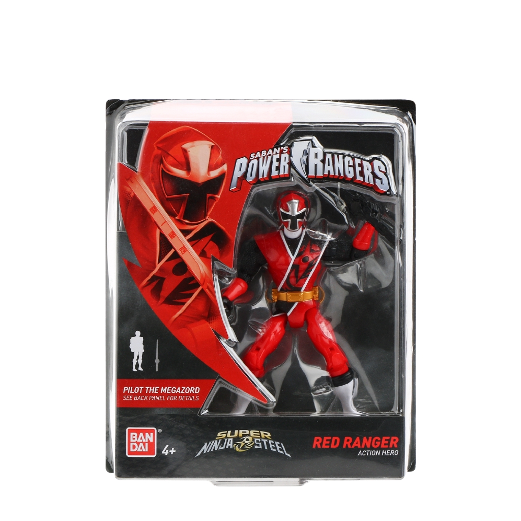 power rangers ninja steel red ranger action figure