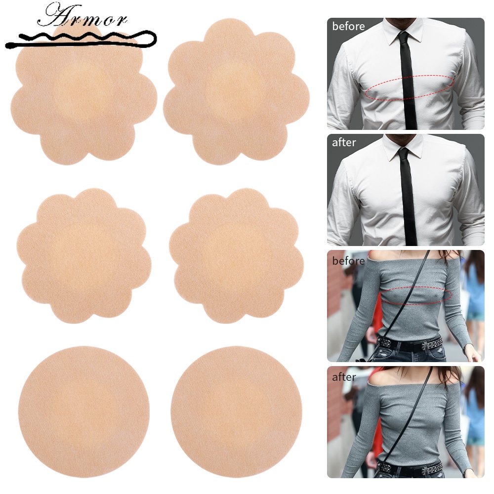 Antiexposure Silicone Selfadhesive Disposable Nipple Stickers Nipple