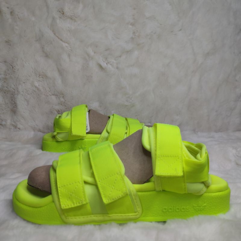 adidas adilette neon