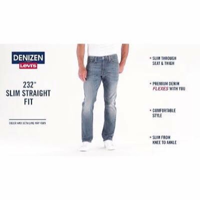 levis denizen white jeans