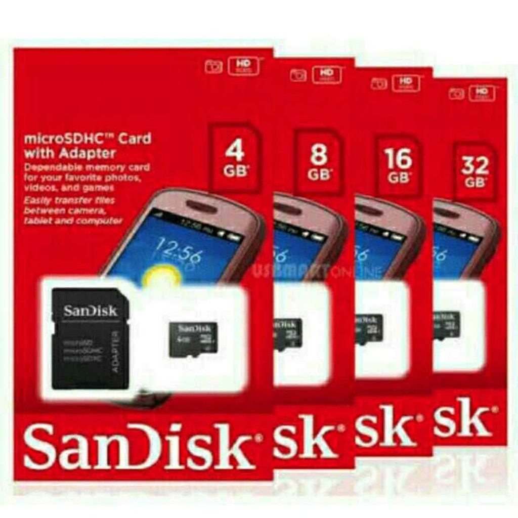 Cod Sandisk Micro Sd Card 2gb 4gb 8gb 16gb 32gb 64gb Shopee Philippines