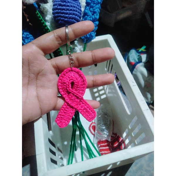 LENI RIBBON CROCHET KEYCHAIN Shopee Philippines