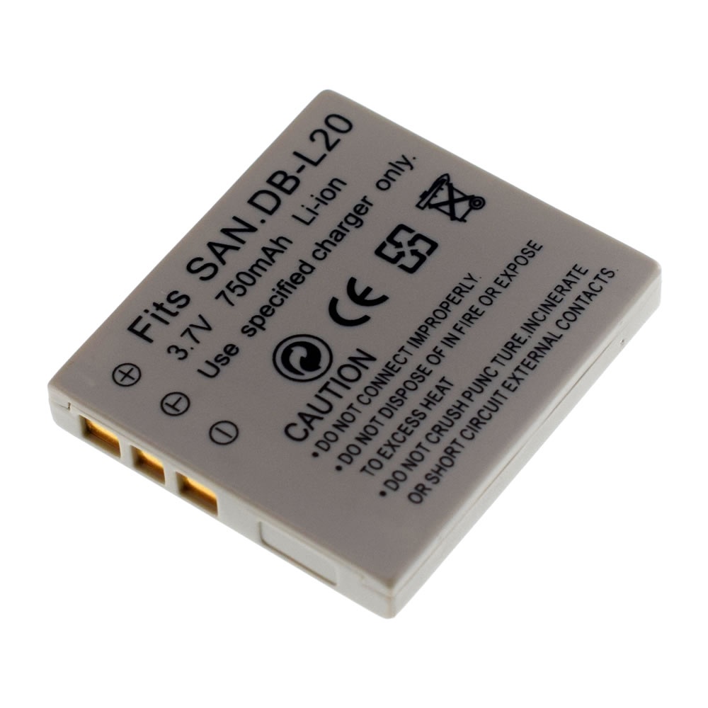 2 x New Battery for Sanyo DB-L20 DBL20 Xacti VPC-C4V VCP-CG9 VPC-C1 DMX-C4(D) Shopee Philippines 2 x New Battery for Sanyo DB-L20 DBL20 Xacti VPC-C4V VCP-CG9 VPC-C1 DMX-C4(D) Shopee Philippines