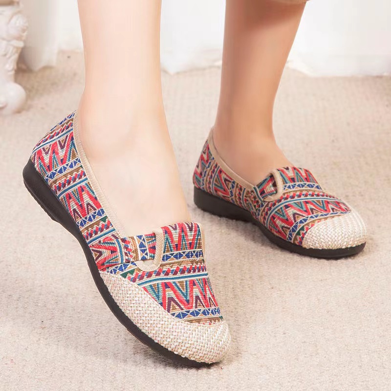 SK Hawaii Rattan Styles Made Summer Slip On Loafers for woman（add one ...