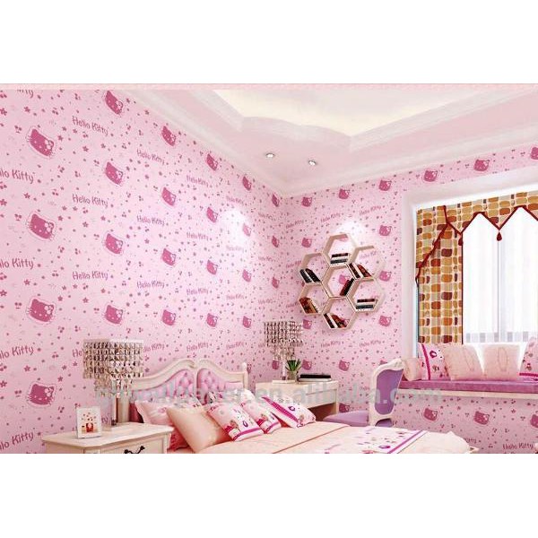 105 Hello Kitty Printed Designs Pvc Self Adhesive Wallpaper