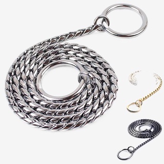 Bestseller 1Pcs Snake Chain Collar Dog Pet Training Strong Chrome Necklace Choker