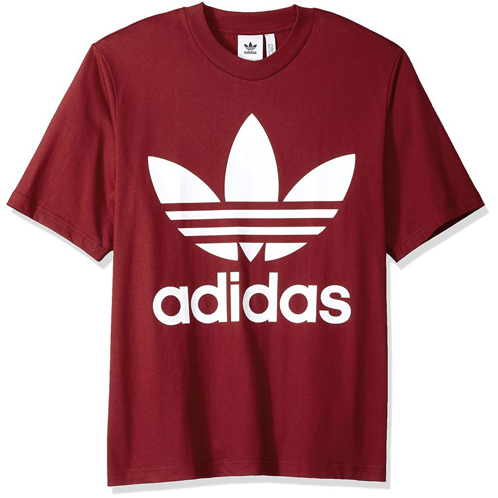 men's adidas maroon t shirt