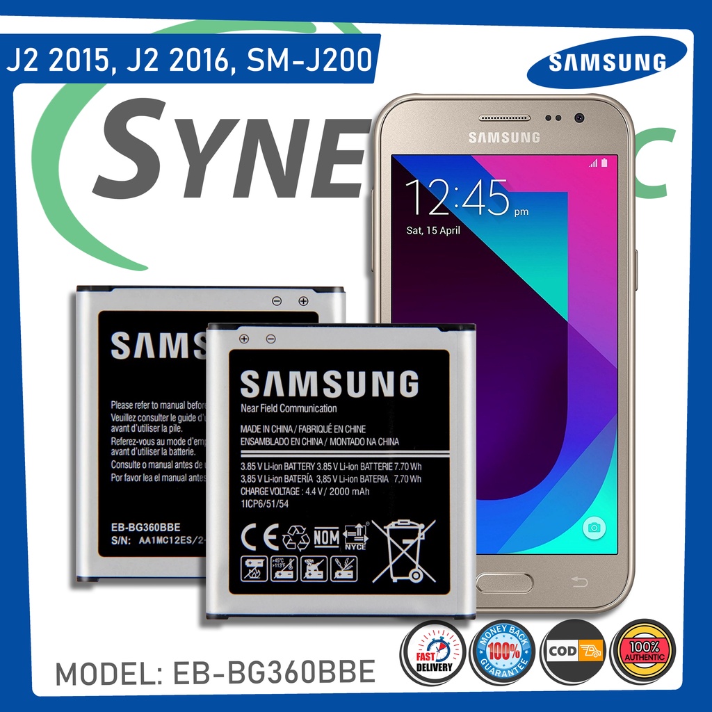 Original Samsung Galaxy J2 Battery J2 15 16 Core Prime Model Eb Bg360cbe 00mah Original Shopee Philippines