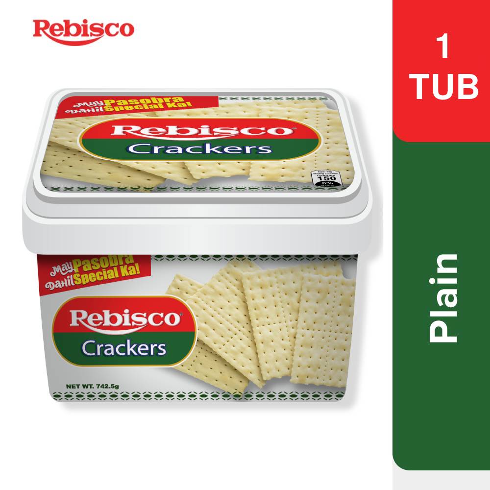 Rebisco Crackers Tub 850g x 1pc Shopee Philippines