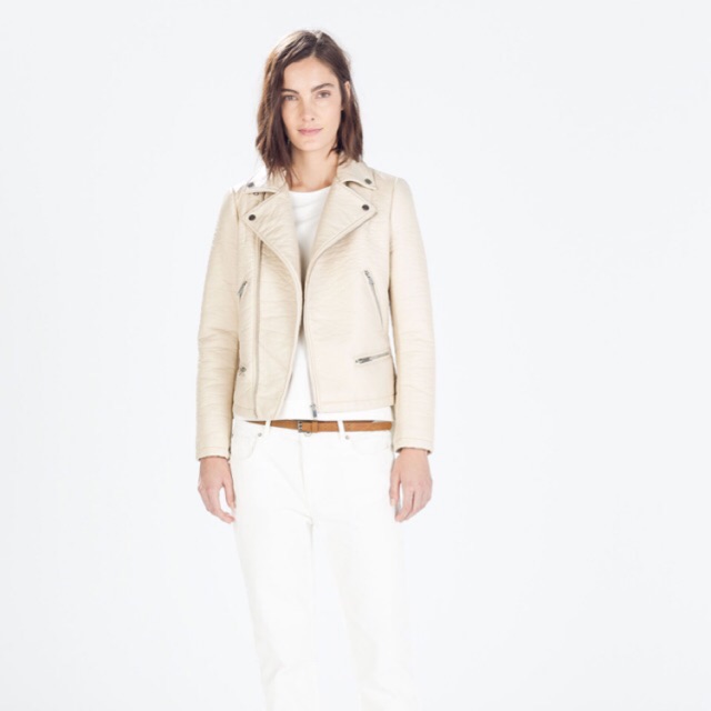 zara beige jacket