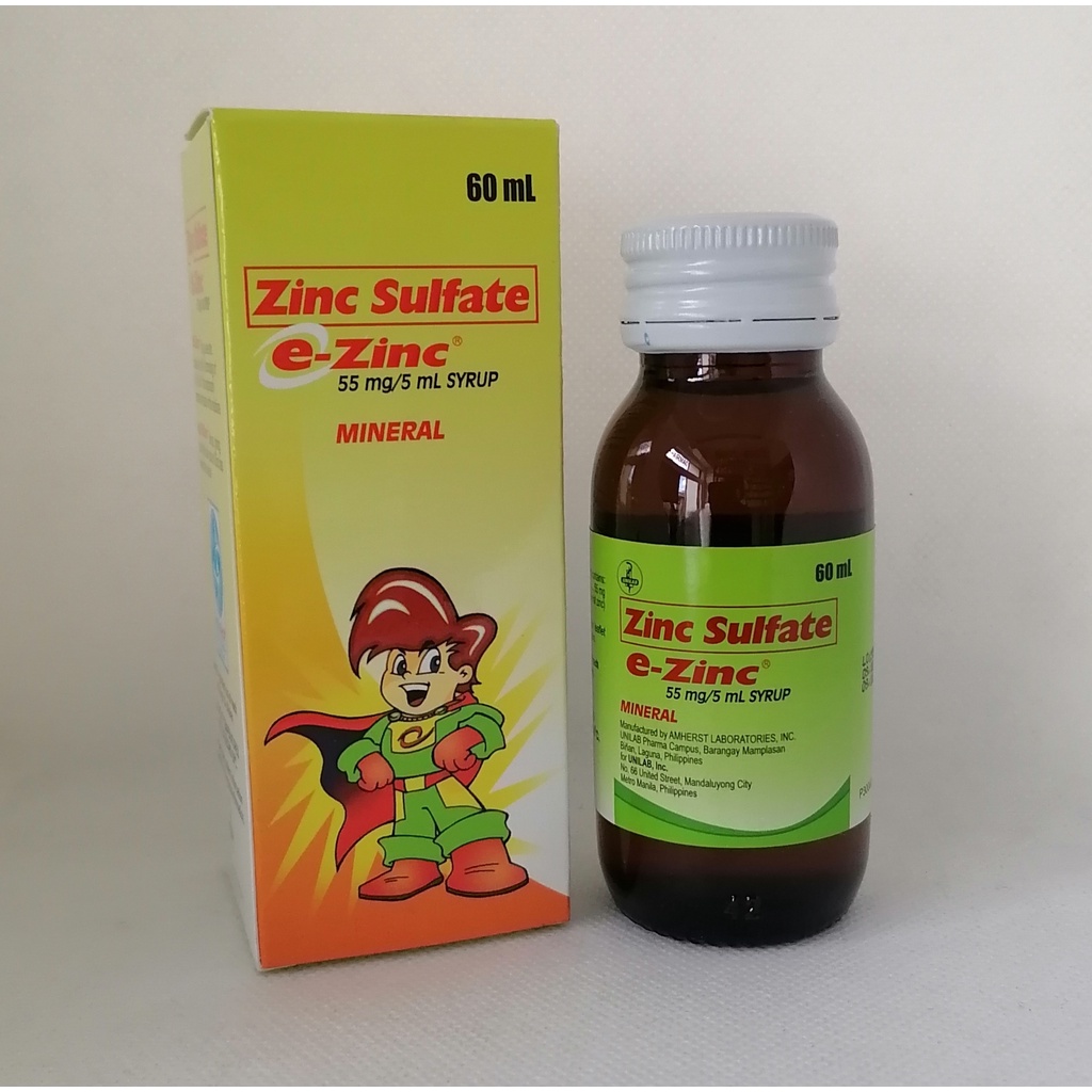 E-ZINC (Zinc Sulfate) SYRUP 55MG/5ML 60ML