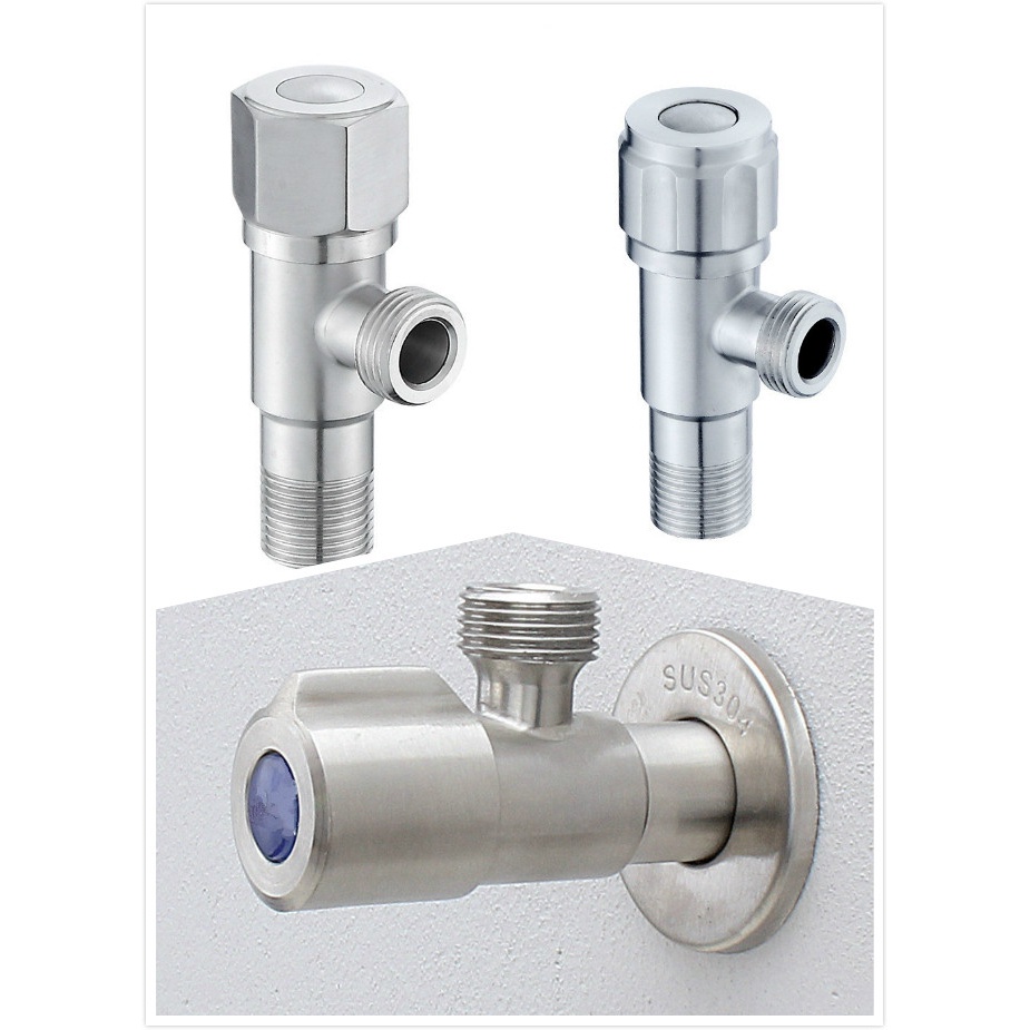 304 stainless steel water triangle valve, one wheel handle. Precision ...
