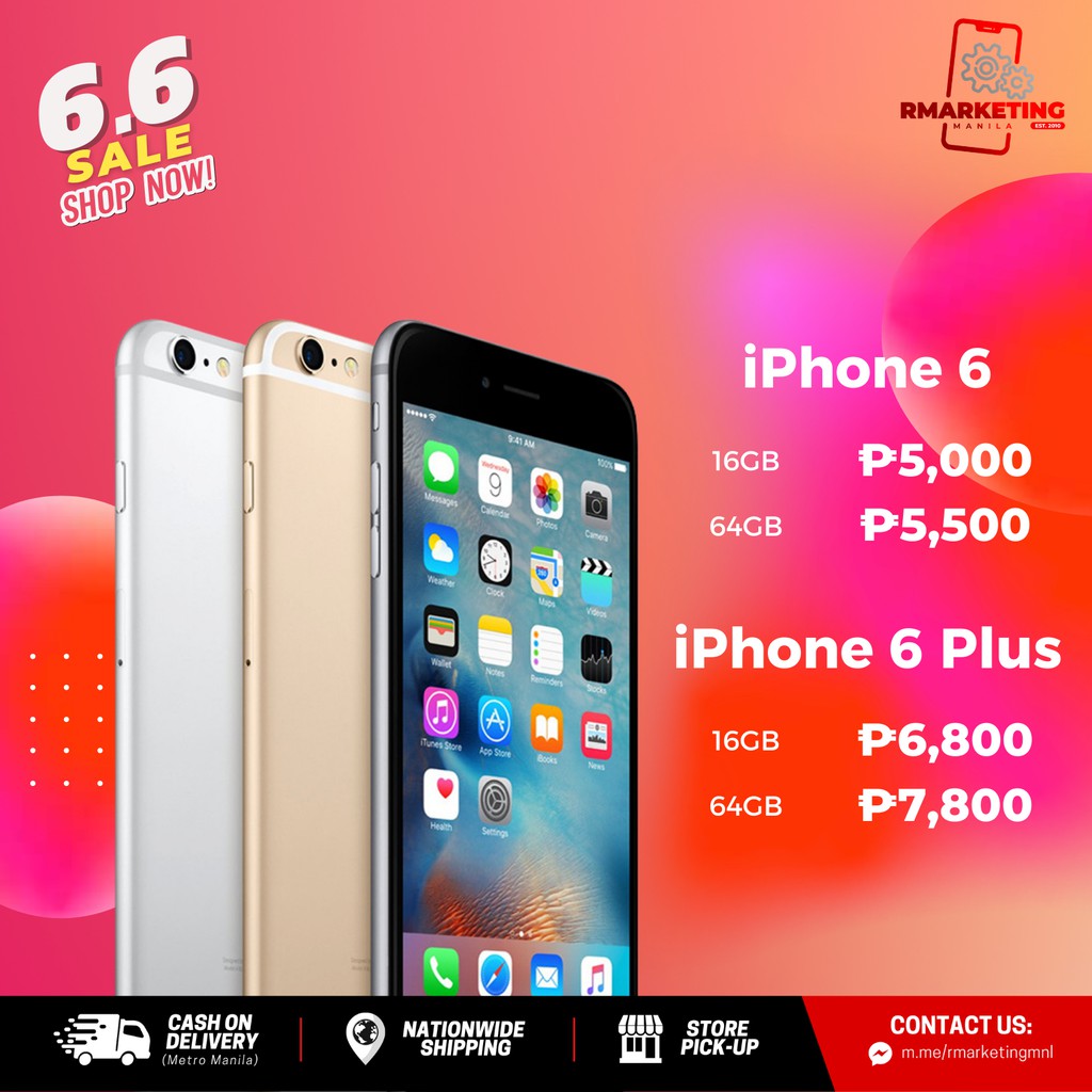 Iphone 6 Plus Prices And Online Deals Jun 21 Shopee Philippines