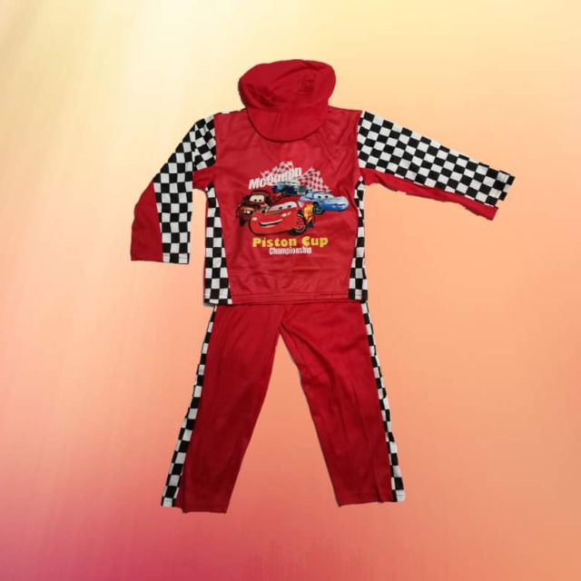 Cars (Lightning McQueen) Piston Cup Costume for Kids | Shopee Philippines