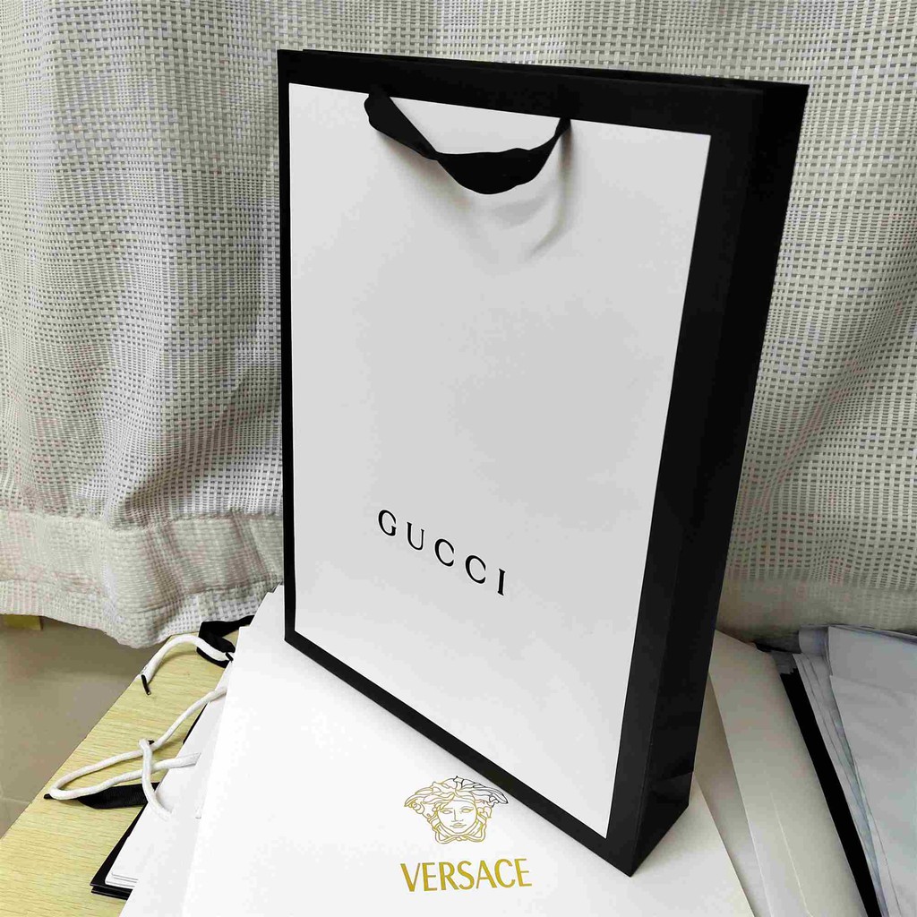 gucci paper shopping bag