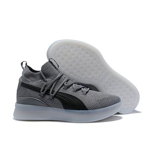 puma clyde court disrupt white and black