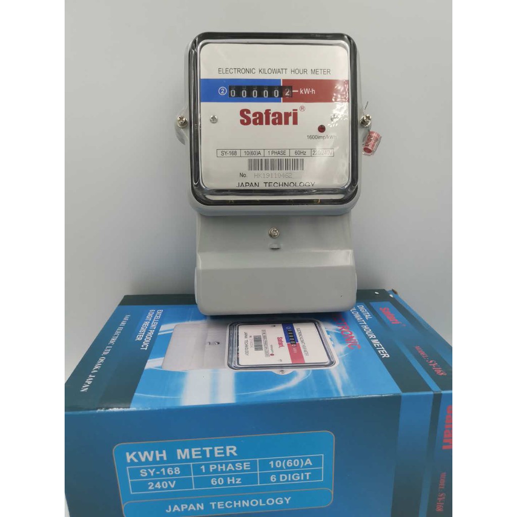 Safari SY168 Electric SubMeter (60Amp) 1light Shopee Philippines