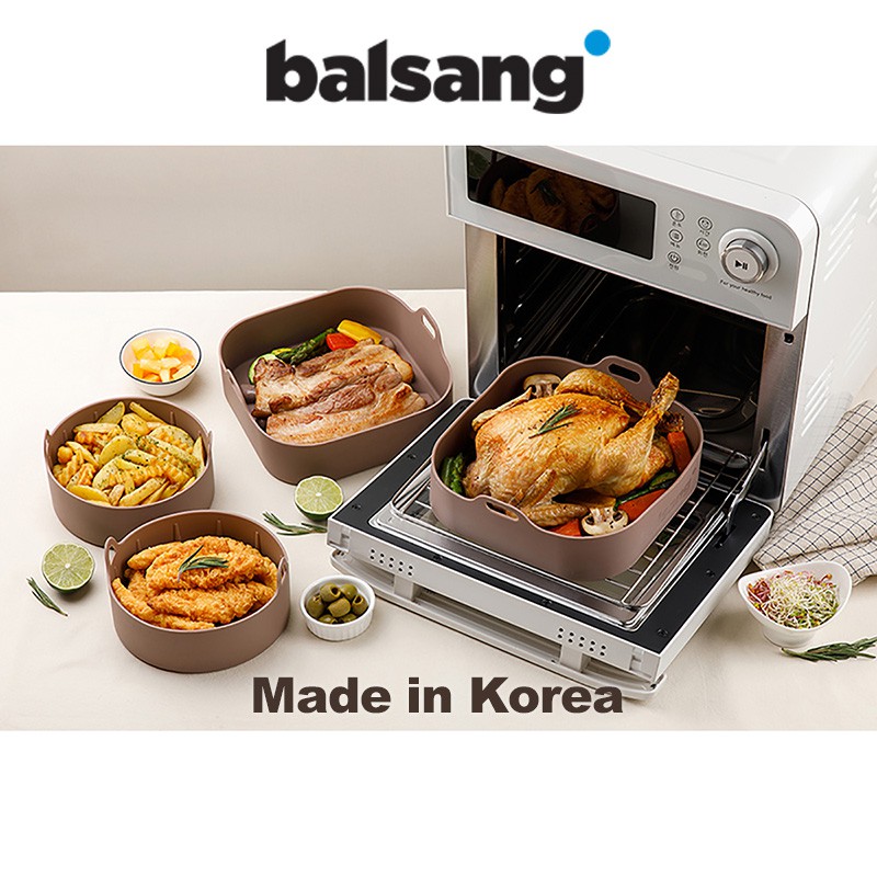 Balsang Air Fryer Silicone Pot (Reusable Air Fryer Liner, No More Harsh