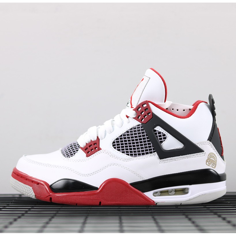 red white black jordan 4