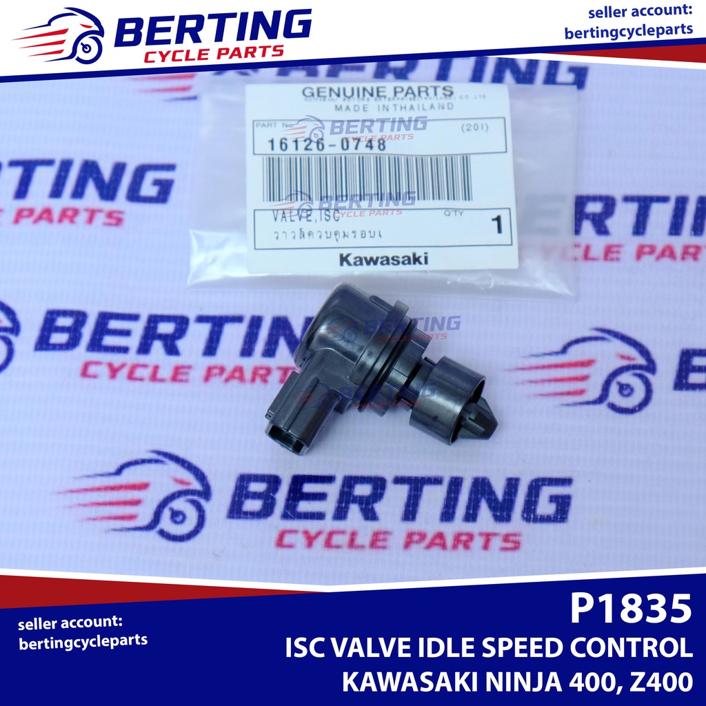 ISC VALVE IDLE SPEED CONTROL Kawasaki Ninja 400 Z400 Genuine 161260748