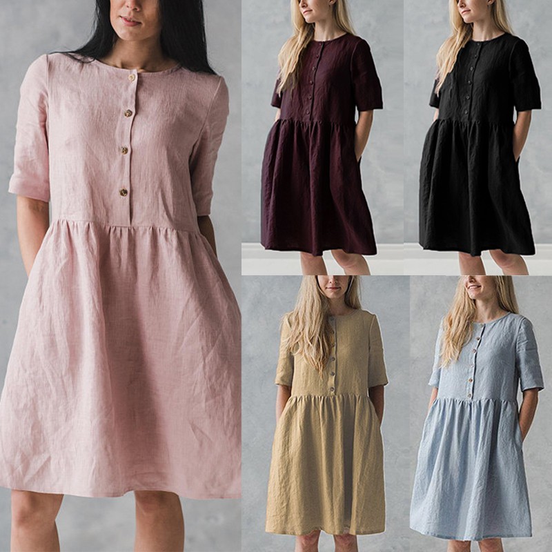 casual peplum dress