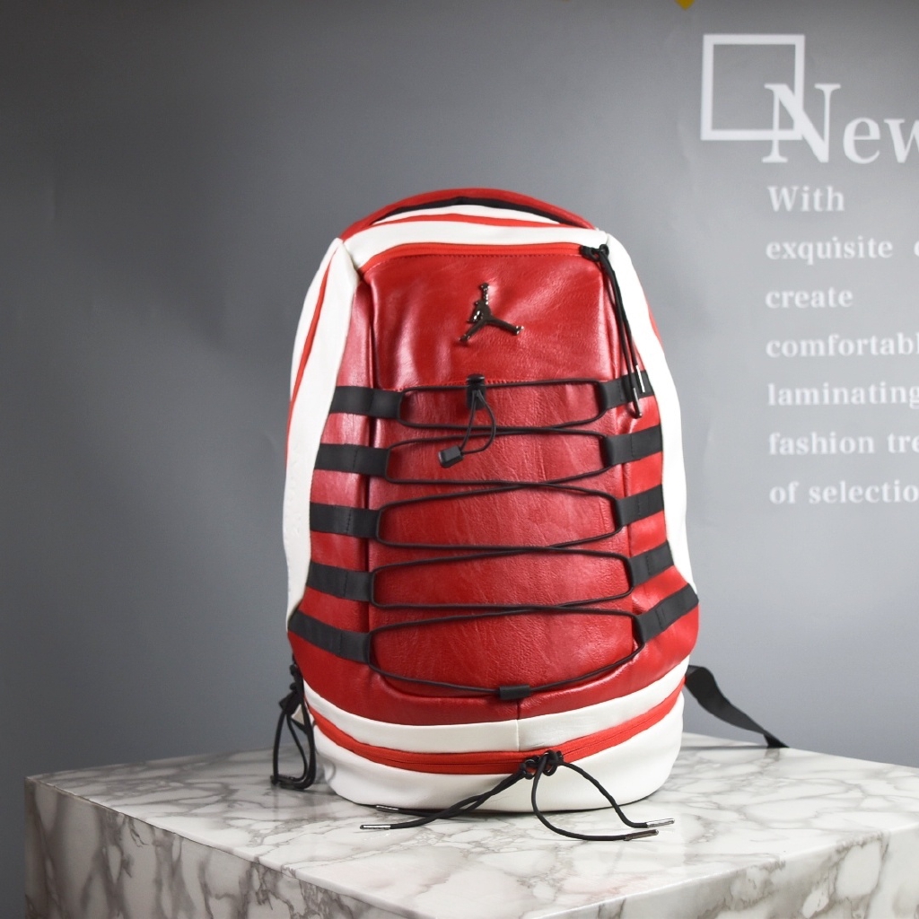 red and white jordan backpack