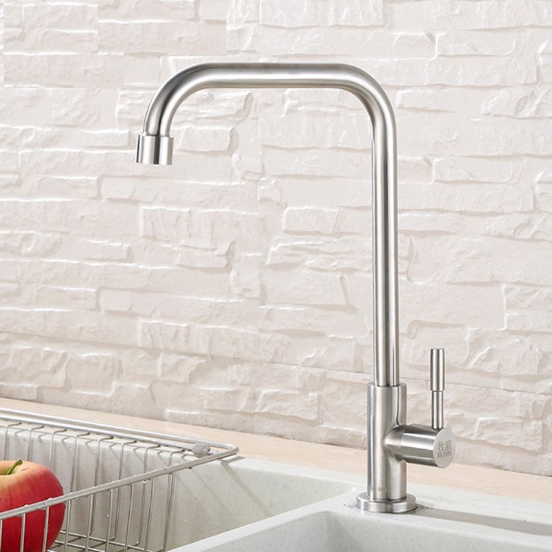 SUS304 Stainless Steel Kitchen Faucet Sink Faucet Shopee Philippines