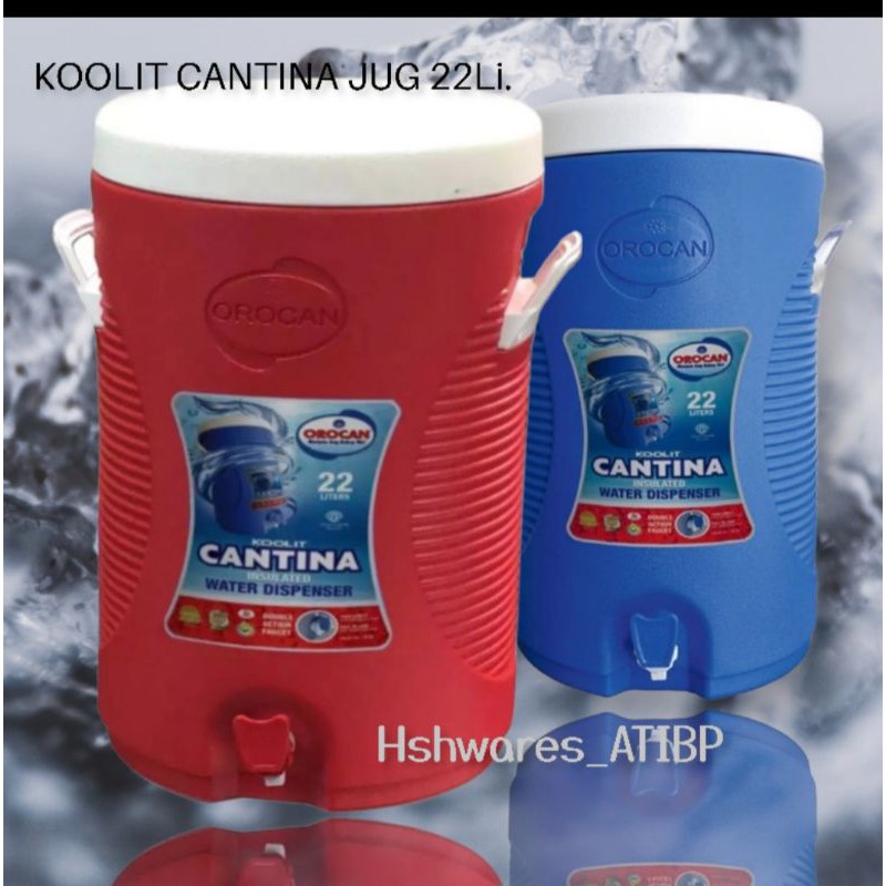 Orocan Cantina Water Jug 22lites Orocan Insulated Product Shopee