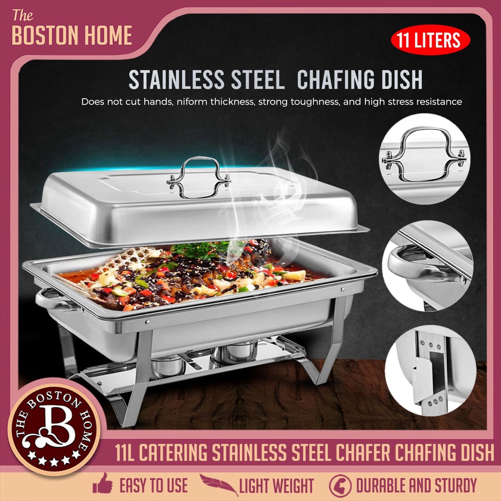 COD stainless steel chafing dish 11liter Shopee Philippines
