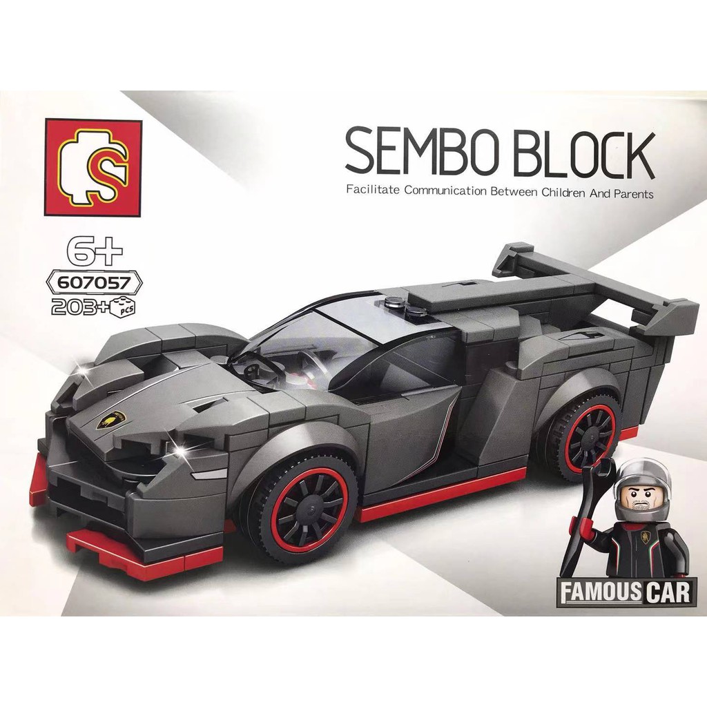 lego sembo block car