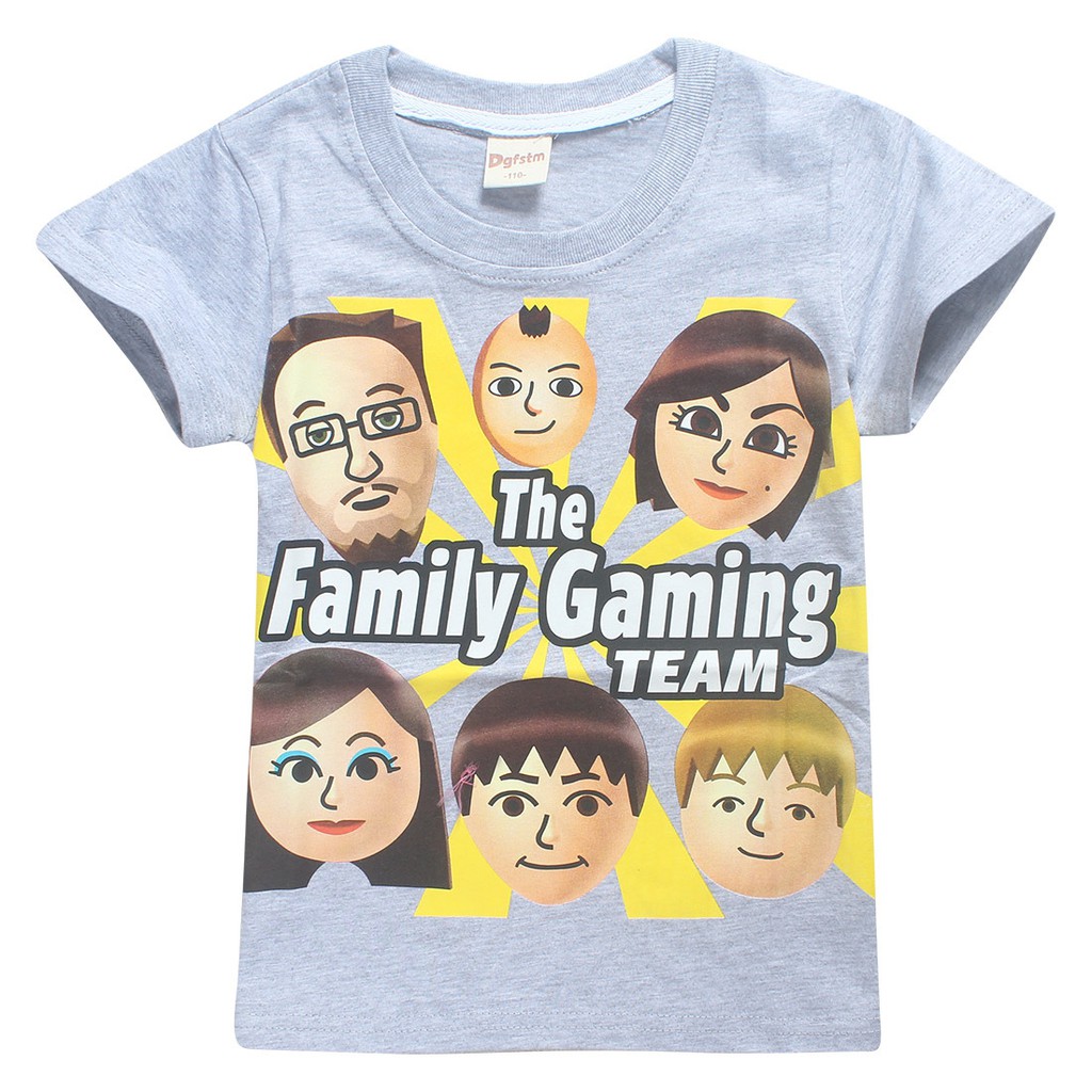 New Roblox Fgteev The Family Game T Shirts For Girls Kids T Shirts Big Boys Short Sleeve Tees Children Cotton Funny Tops Shopee Philippines - sumer t shirt boys roblox fgteev the family game cotton t shirts short sleeve tees