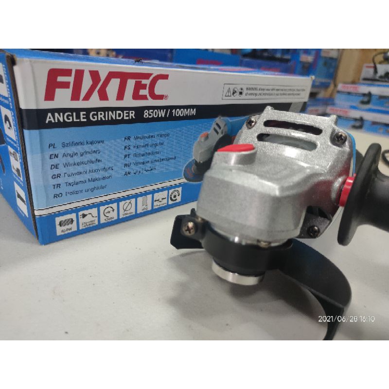 Fixtec 850 Watts Electric Angle Grinder 100MM Slide Switch