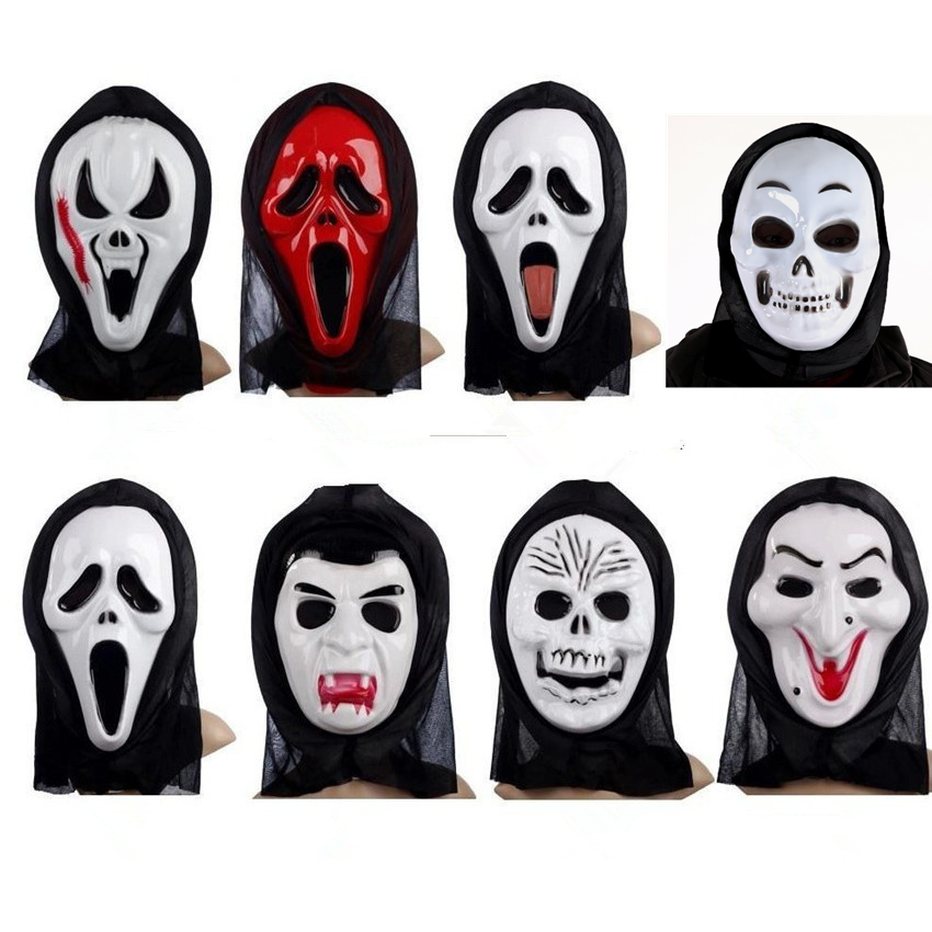 Halloween Mask Masquerade Party Dress Skull Ghost Scary Scream Mask Face  Hood | Shopee Philippines